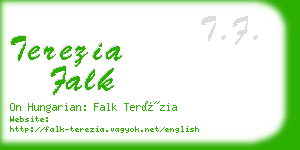 terezia falk business card